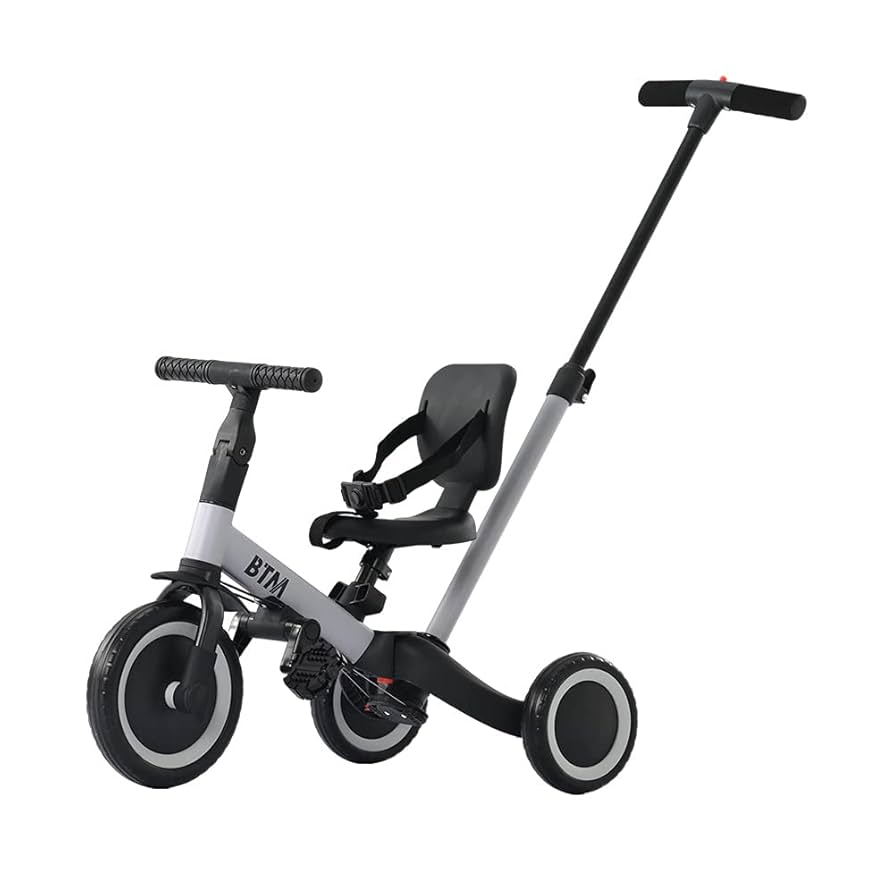 Amazon.co.jp: BTM 三輪車 足けりバイク 一台4役 ベビーカー
